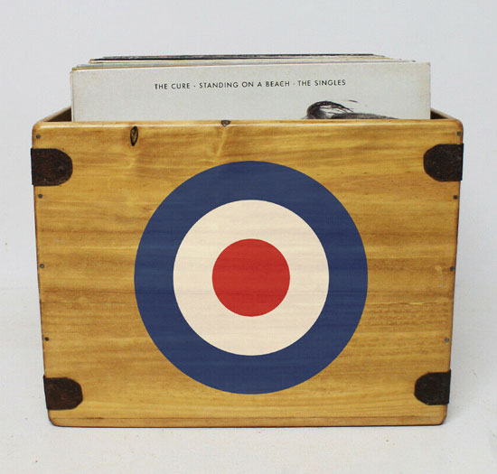 Mod target wooden LP and single crates