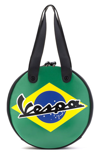 Vespa retro waterproof circular bag range