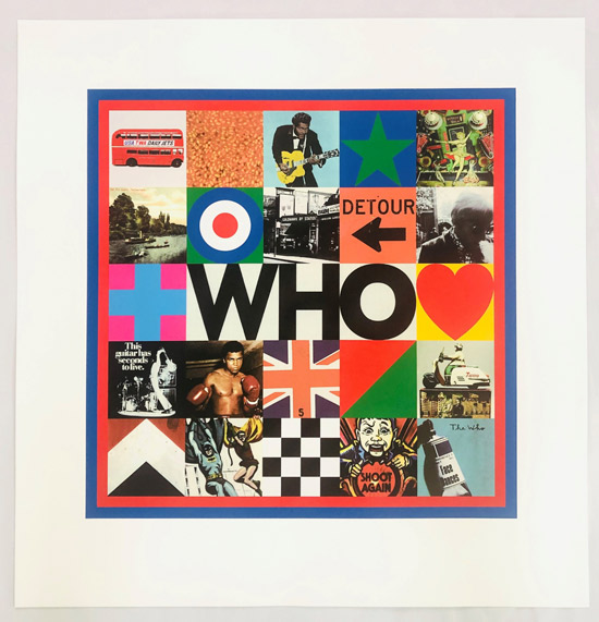 The Who official album artwork by Sir Peter Blake