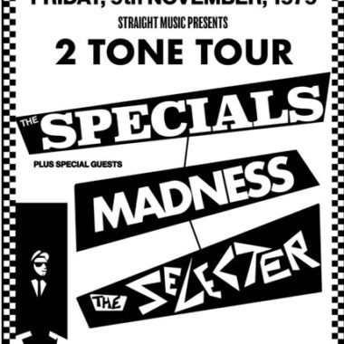 Reprinted 2 Tone tour posters by Bad Moon Prints