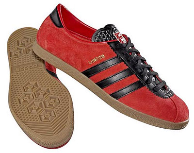 adidas london trainers red