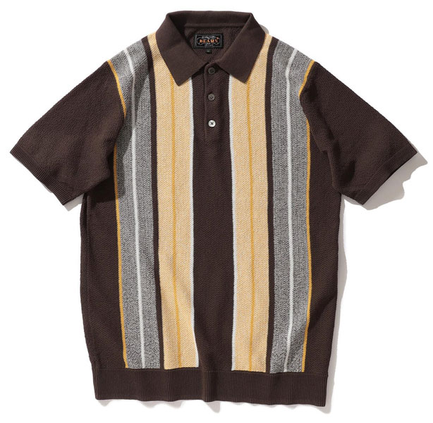 Beams Plus shows off its 1960s-style knitted polo shirts