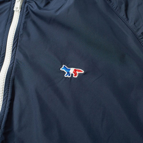 Weller wore: Maison Kitsune Tricolour Windbreaker