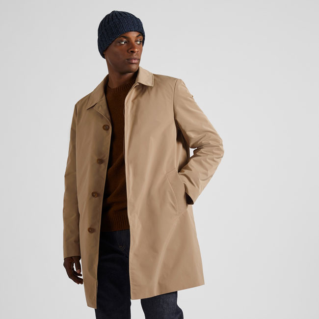 5. Single-breasted raincoat at Uniqlo