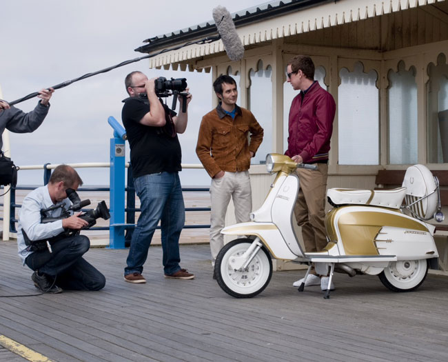 Reuben Billingham with Bradley Wiggins