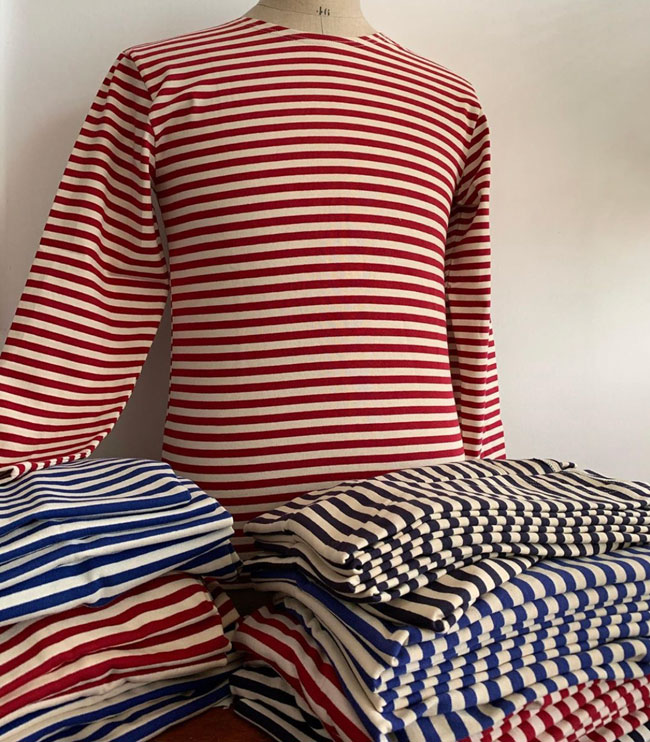 Vintage Breton tops at Ham Yard Vintage