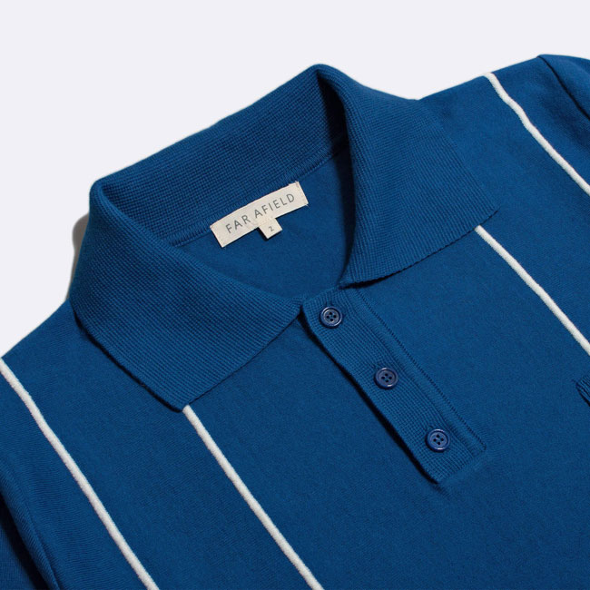 1960s-style polo shirts by Far Afield