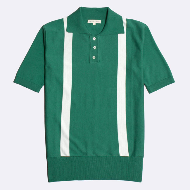 1960s-style polo shirts by Far Afield