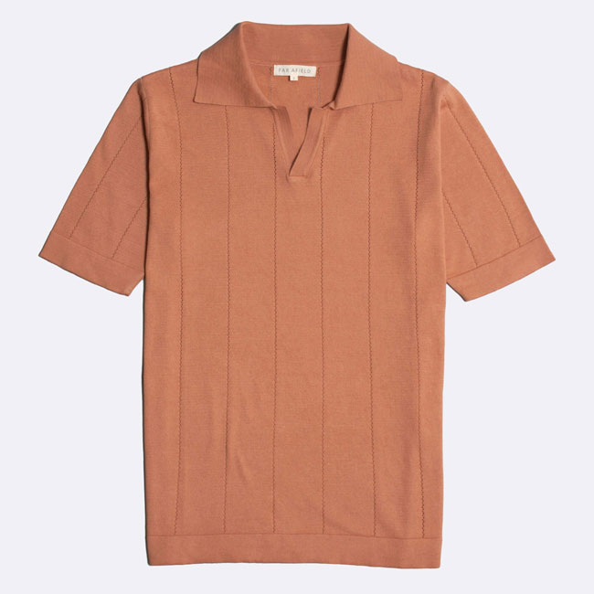 1960s-style polo shirts by Far Afield