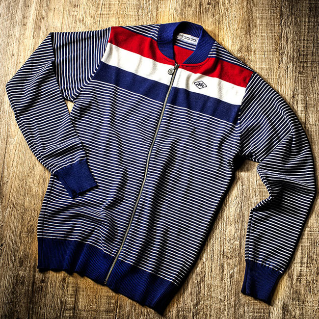 Merino wool casual track tops by Magliamo