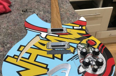 Ric Arts: Paul Weller replica guitars as artwork