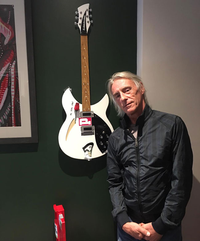 Ric Arts: Paul Weller replica guitars as artwork