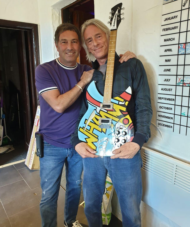 Ric Arts: Paul Weller replica guitars as artwork