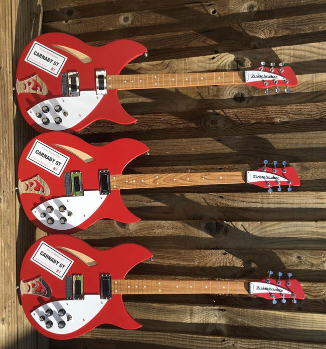 Ric Arts: Paul Weller replica guitars as artwork