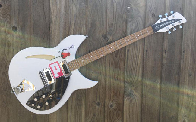 Ric Arts: Paul Weller replica guitars as artwork