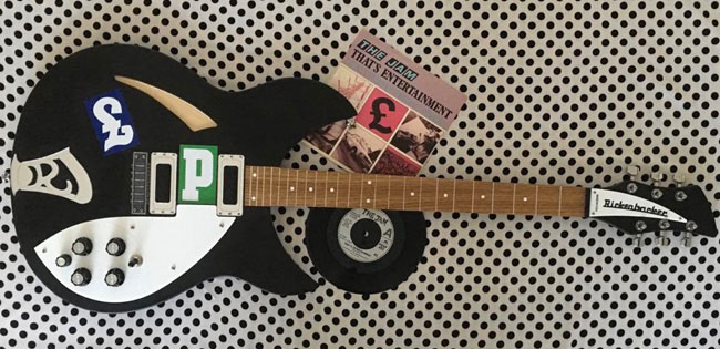 Ric Arts: Paul Weller replica guitars as artwork