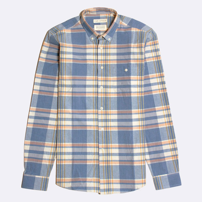 In the sale: Far Afield x Madras Shirting Co button-down shirts