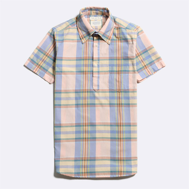In the sale: Far Afield x Madras Shirting Co button-down shirts