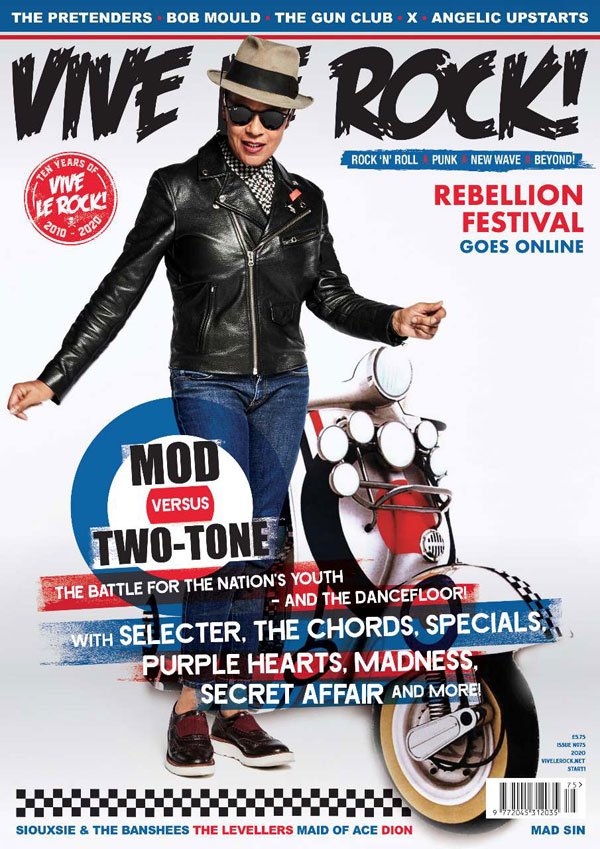 Mod cover feature in Vive Le Rock magazine