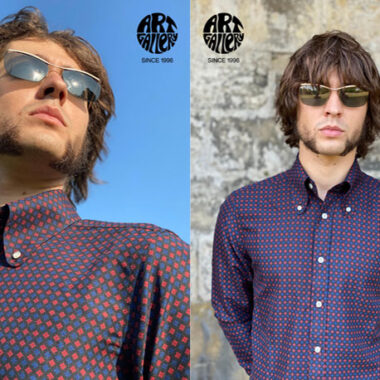 1960s-style long-sleeve shirts by Art Gallery Clothing