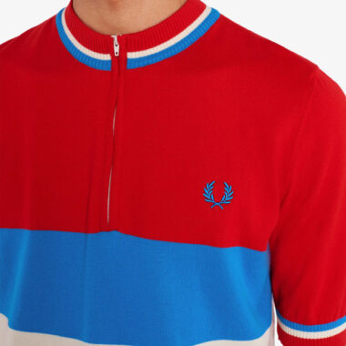 1960s half-zip cycling tops by Fred Perry