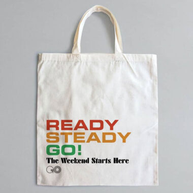 Official Ready Steady Go! tote bags