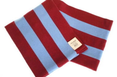 Appleberry college scarves in football colours