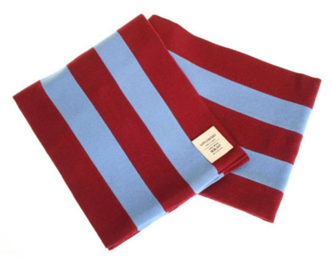 Appleberry college scarves in football colours