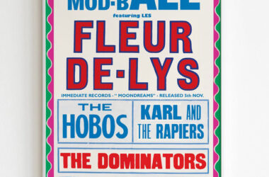 Limited edition 1960s Fleur De Lys gig posters