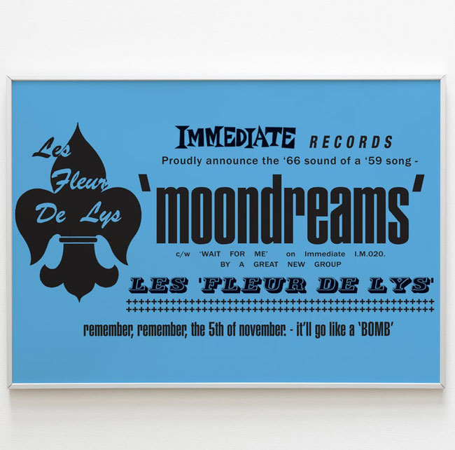 Limited edition 1960s Fleur De Lys gig posters