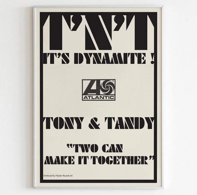 Limited edition 1960s Fleur De Lys gig posters