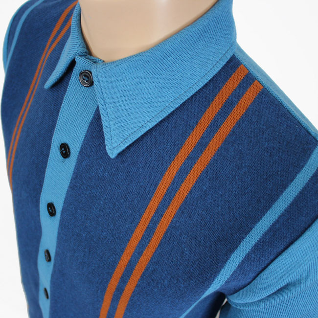1960s-style full-button knitwear by Jump The Gun