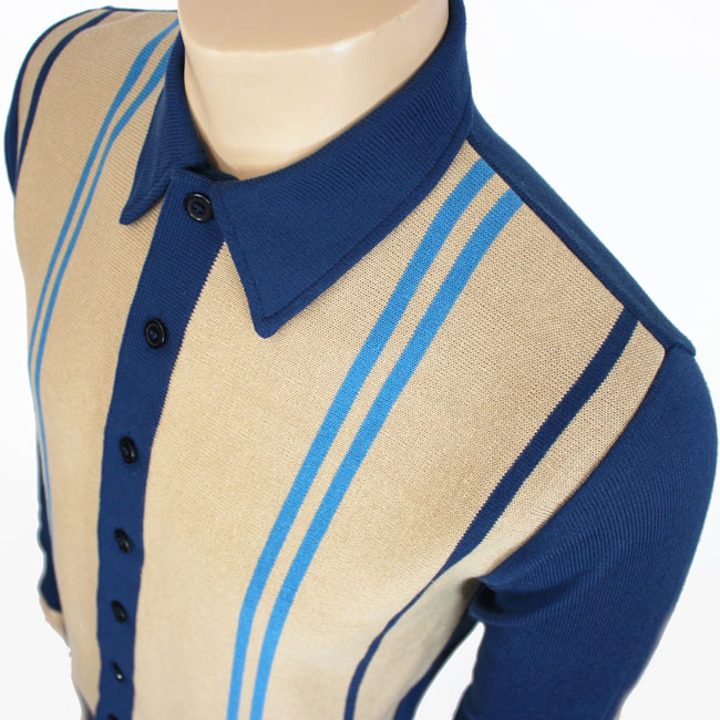 1960s-style full-button knitwear by Jump The Gun