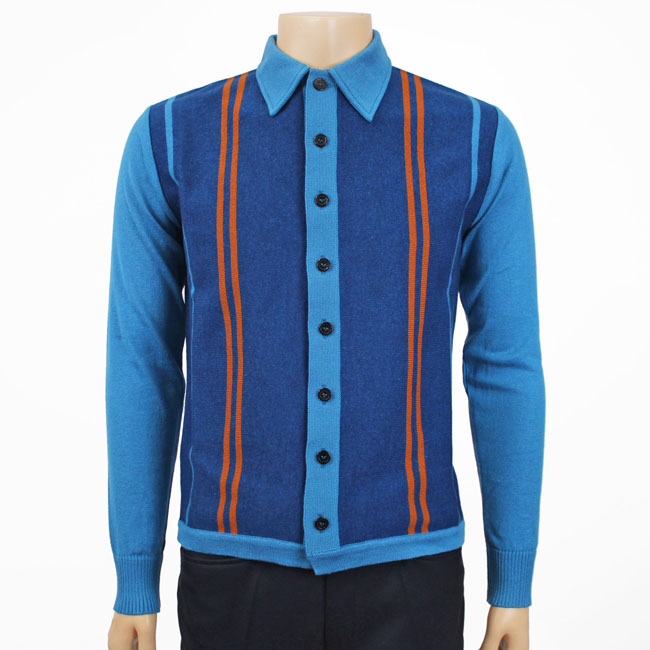 1960s-style full-button knitwear by Jump The Gun