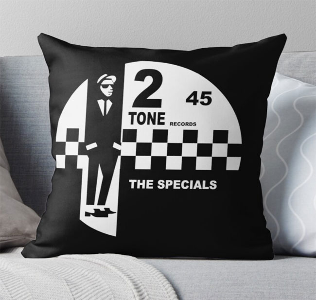 Mod, soul and ska cushions by Rat Rock