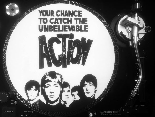 Limited edition The Action turntable mat