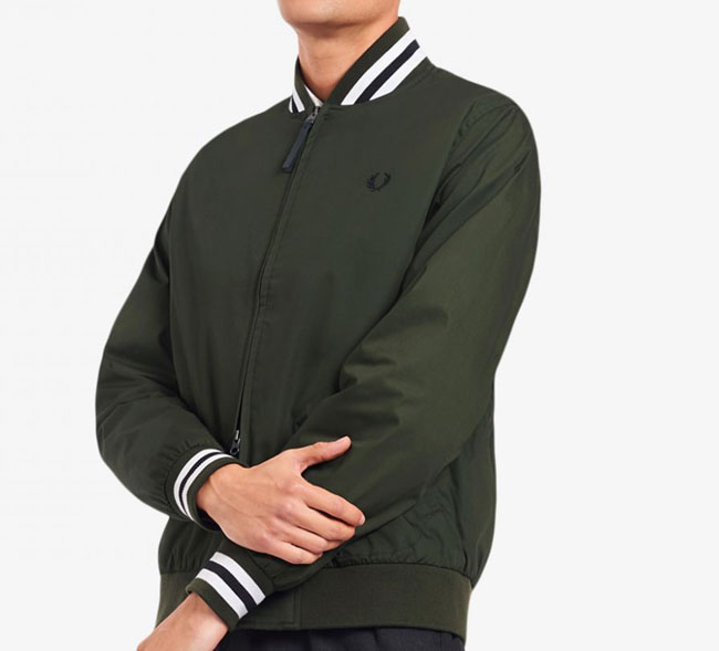 Affordable Fred Perry tennis bomber jacket lands