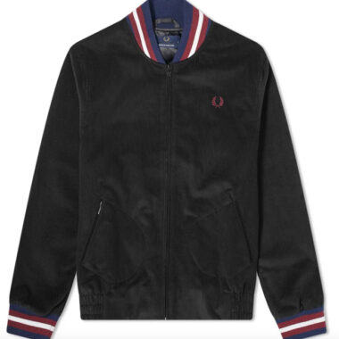 Fred Perry Reissues needlecord bomber jacket