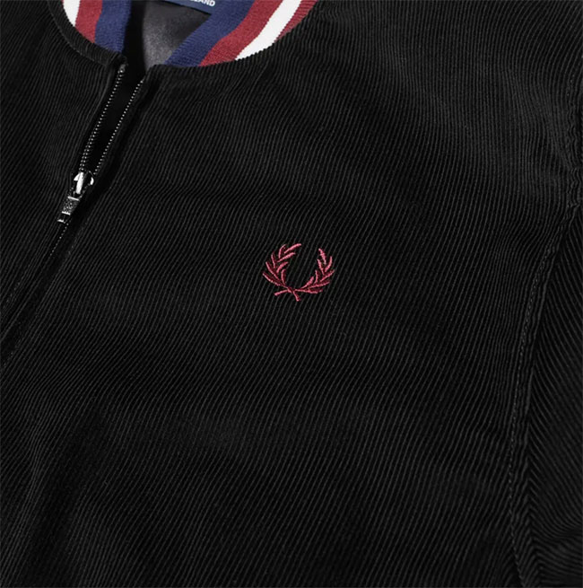 Fred Perry Reissues needlecord bomber jacket