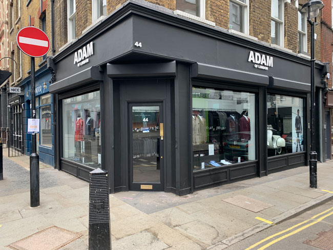 Adam Of London flagship store opens in Soho