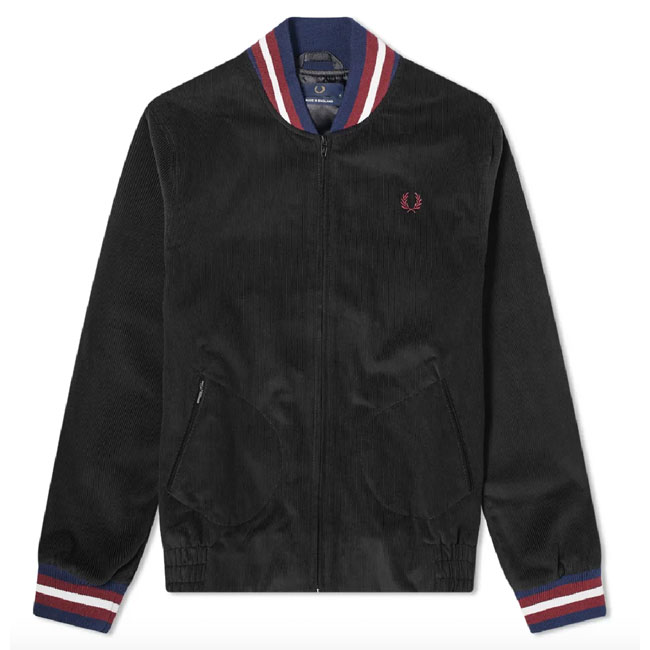 Fred Perry Reissues Needlecord Bomber Jacket