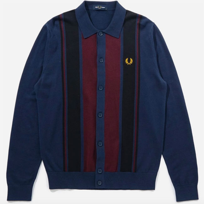 Fred Perry Colourblock Knitted Shirt