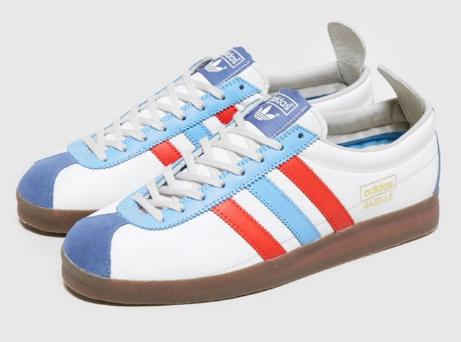 Adidas Gazelle trainers bowling shoe edition lands