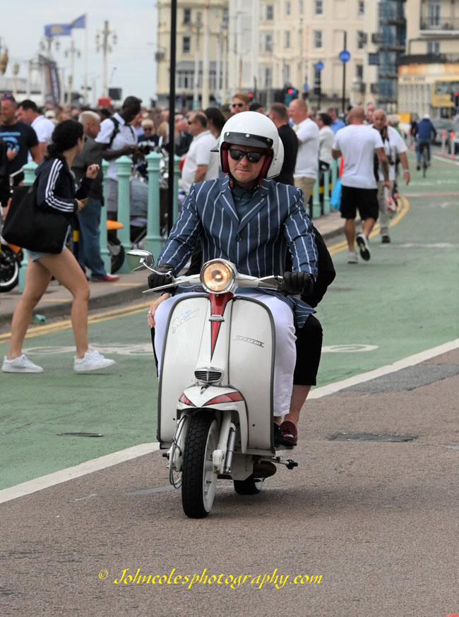 Brighton scootering photos 2021 by John Coles