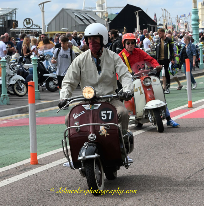 Brighton scootering photos 2021 by John Coles