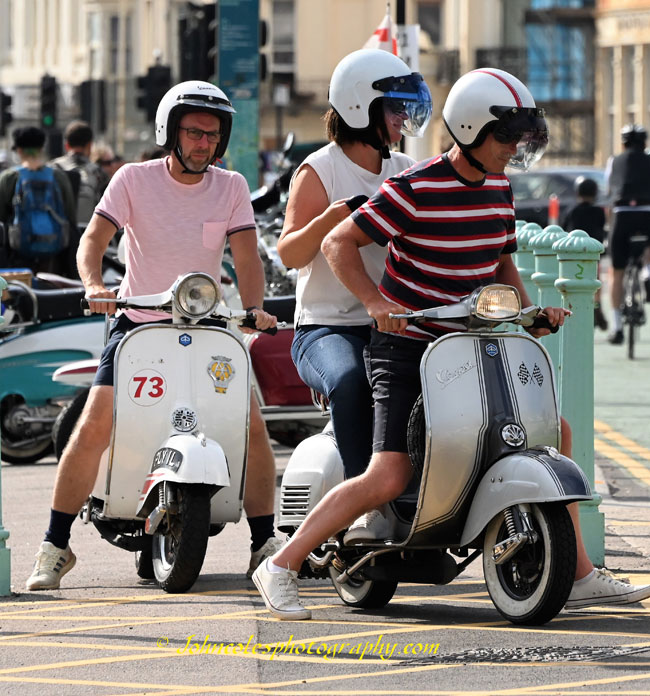 Brighton scootering photos 2021 by John Coles