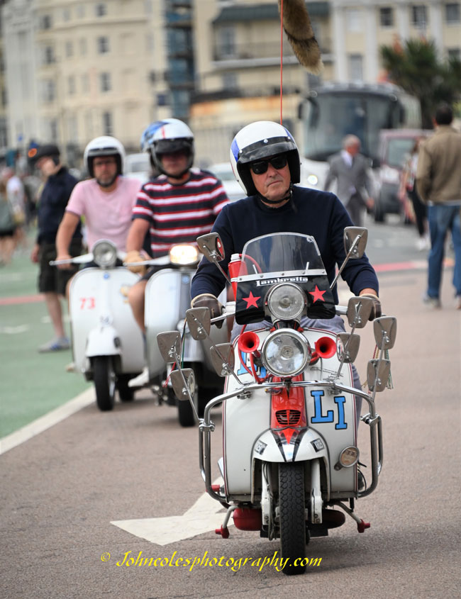 Brighton scootering photos 2021 by John Coles