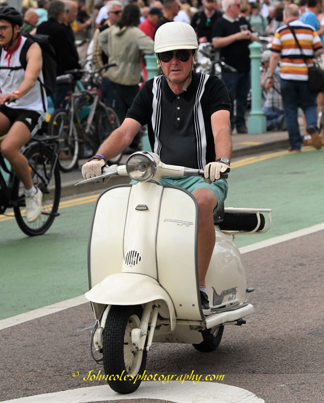 Brighton scootering photos 2021 by John Coles