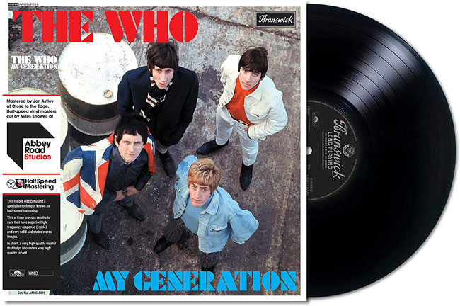 The Who Half Speed Master Vinyl Editions