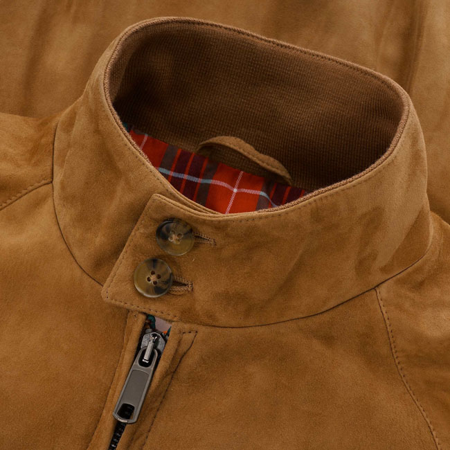 Baracuta G9 Suede Harrington Jacket clearance